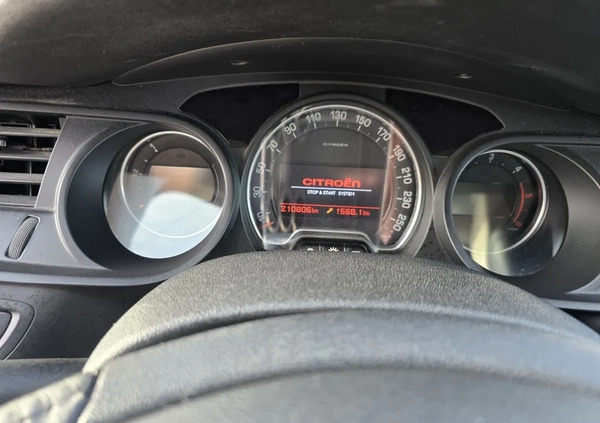 Citroen C5 cena 12200 przebieg: 207923, rok produkcji 2011 z Zagórz małe 121